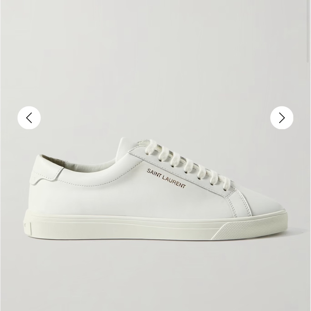 Yves Saint Laurent White Sneakers Size 6.5